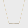 Load and play video in Gallery viewer, 0.40ctw_Baguette_Lab_Grown_Diamond_Bar_Necklace_v
