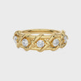 0.5CT Round Cut Criss Cross Moissanite Wedding Band
