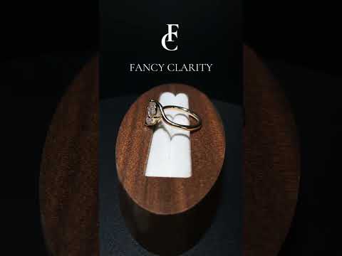 Luminara Oval Cut Solitaire Moissanite Engagement Ring