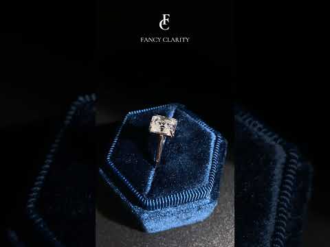 Petite 4-Prong Radiant Cut Solitaire Moissanite Engagement Ring