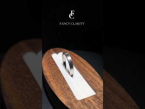 The Flush Baguette Moissanite Wedding Band - 3 mm