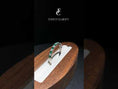 Princess Lab-Grown Emerald and Moissanite Semi Eternity Wedding Band