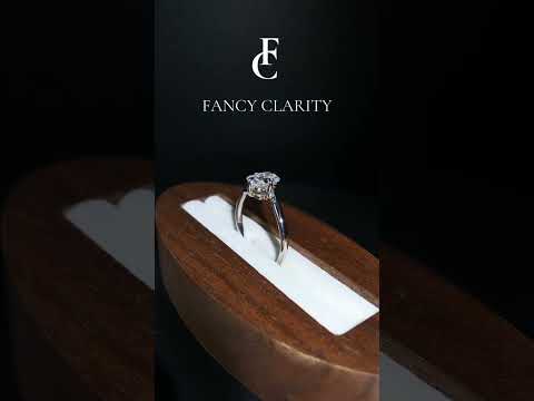 Luminara Radiant Cut Solitaire Moissanite Engagement Ring