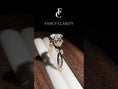 Whispering Vines Oval Cut Moissanite Engagement Ring