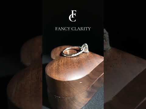 Cathedral Oval Cut Moissanite Engagement Ring