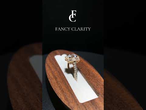 Vintage Emerald Cut Moissanite Art Deco Engagement Ring