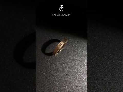 Baguette Matte Finish Moissanite Wedding Band-4.5 mm