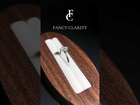 0.5CT Petite 6-Prong Pear Cut Solitaire Moissanite Engagement Ring