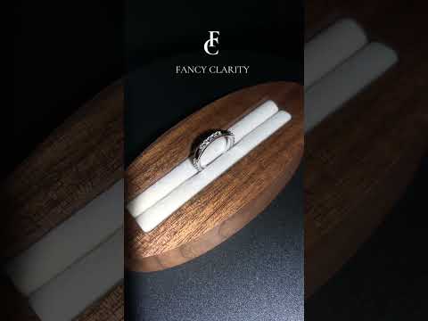Moissanite Multi-Section Pavé Wedding Band - 2.0 mm