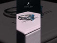 Oval Swiss Blue Topaz with Moissanite Accents Split Shank Engagement Ring