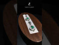 Pear Lab-Grown Emerald with Moissanite Halo Drop Earrings