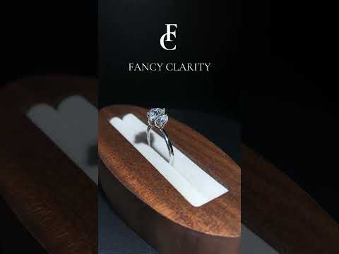 Toi et Moi Moissanite Engagement Ring