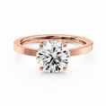 Round Lab-Grown Diamond Solitaire Engagement Ring
