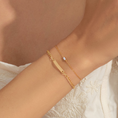 Load image into Gallery viewer, Solo Baguette Moissanite Bracelet
